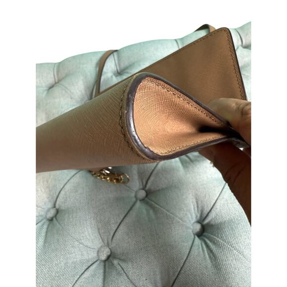 Michael Kors Saffiano Leather Camel Color 3-Way*Crossbody*Excellent Condition - Picture 10 of 13